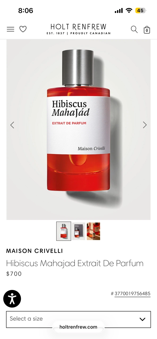 Maison Crivelli Hibiscus Mahajad Extrait De Parfum 100ml - photo 4