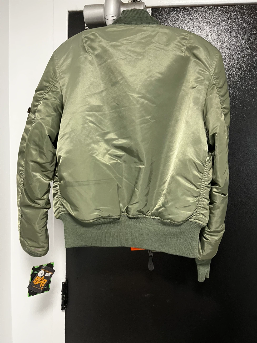 Alpha Industries MA-1 Flight Jacket Sage Green Size S - photo 2