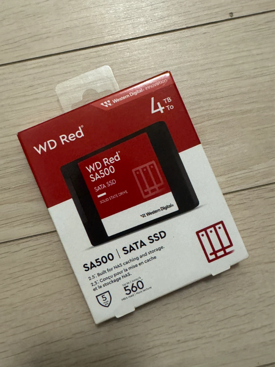 Sealed WD SSD 4TB NAS Red