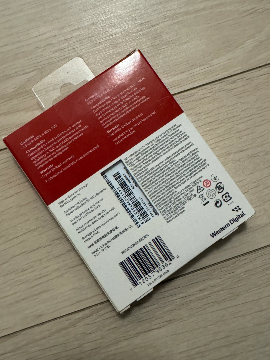 Sealed WD SSD 4TB NAS Red - photo 2