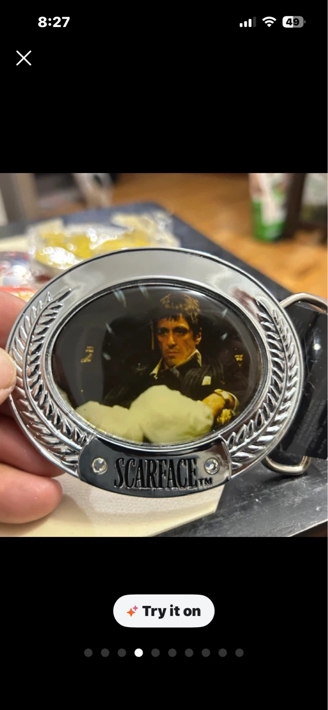 Scarface Movie Character Belt Buckle - photo 3