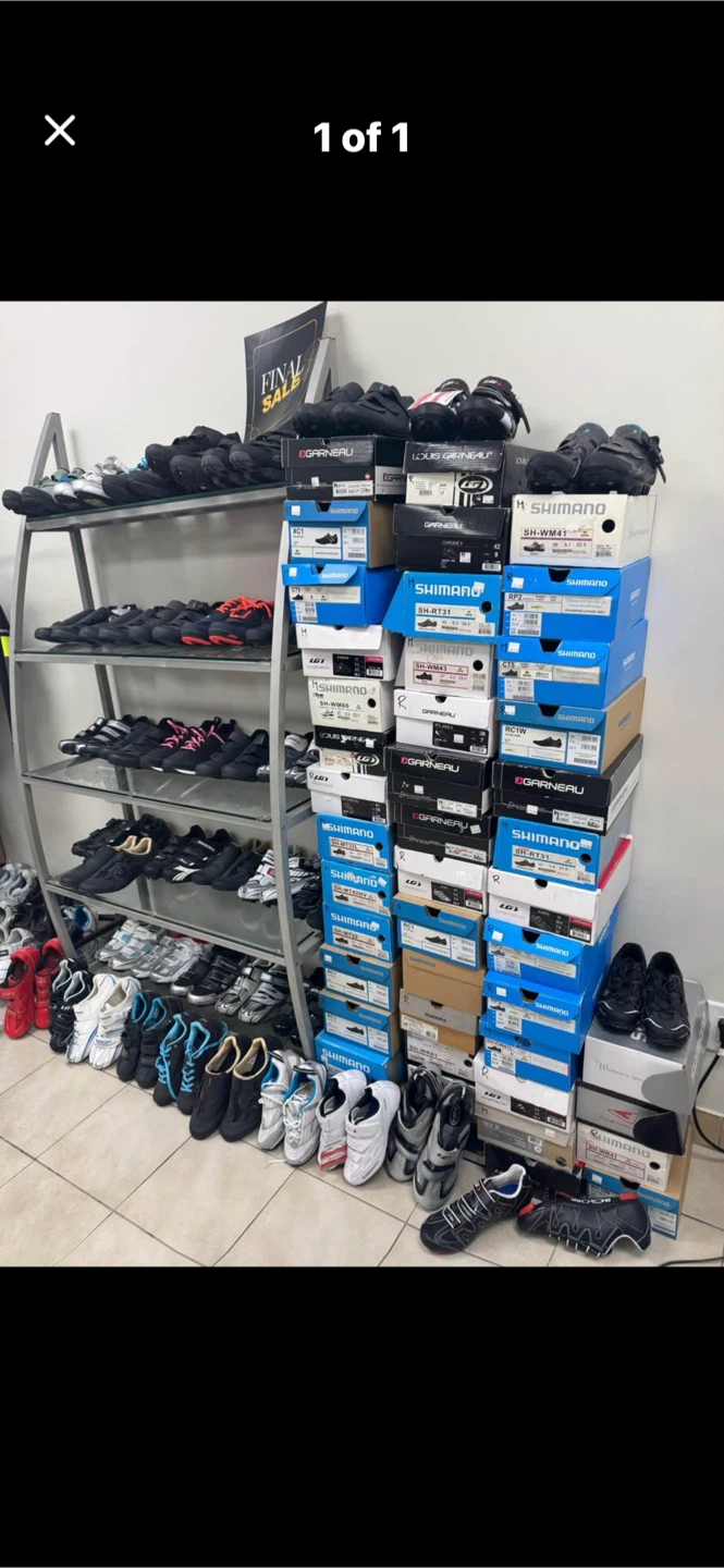 Garneau and Shimano Cycling ShoesClearnece