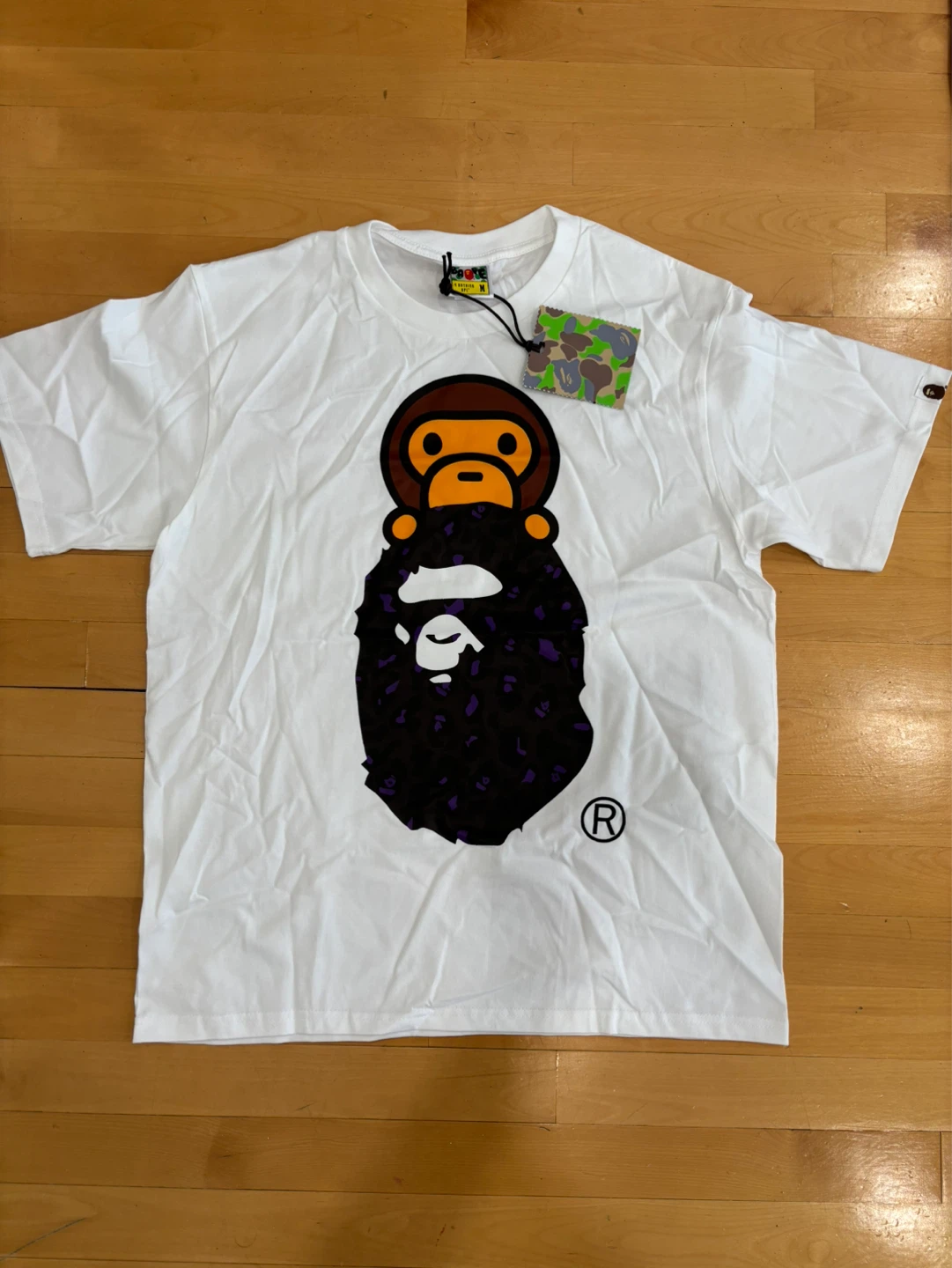A Bathing Ape BAPE T-Shirt White Size M