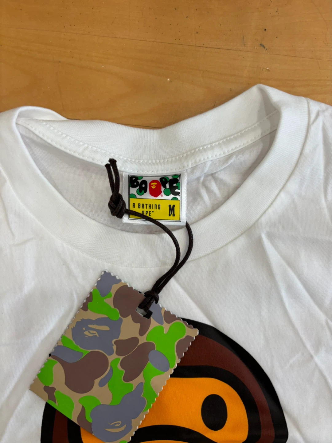 A Bathing Ape BAPE T-Shirt White Size M - photo 2