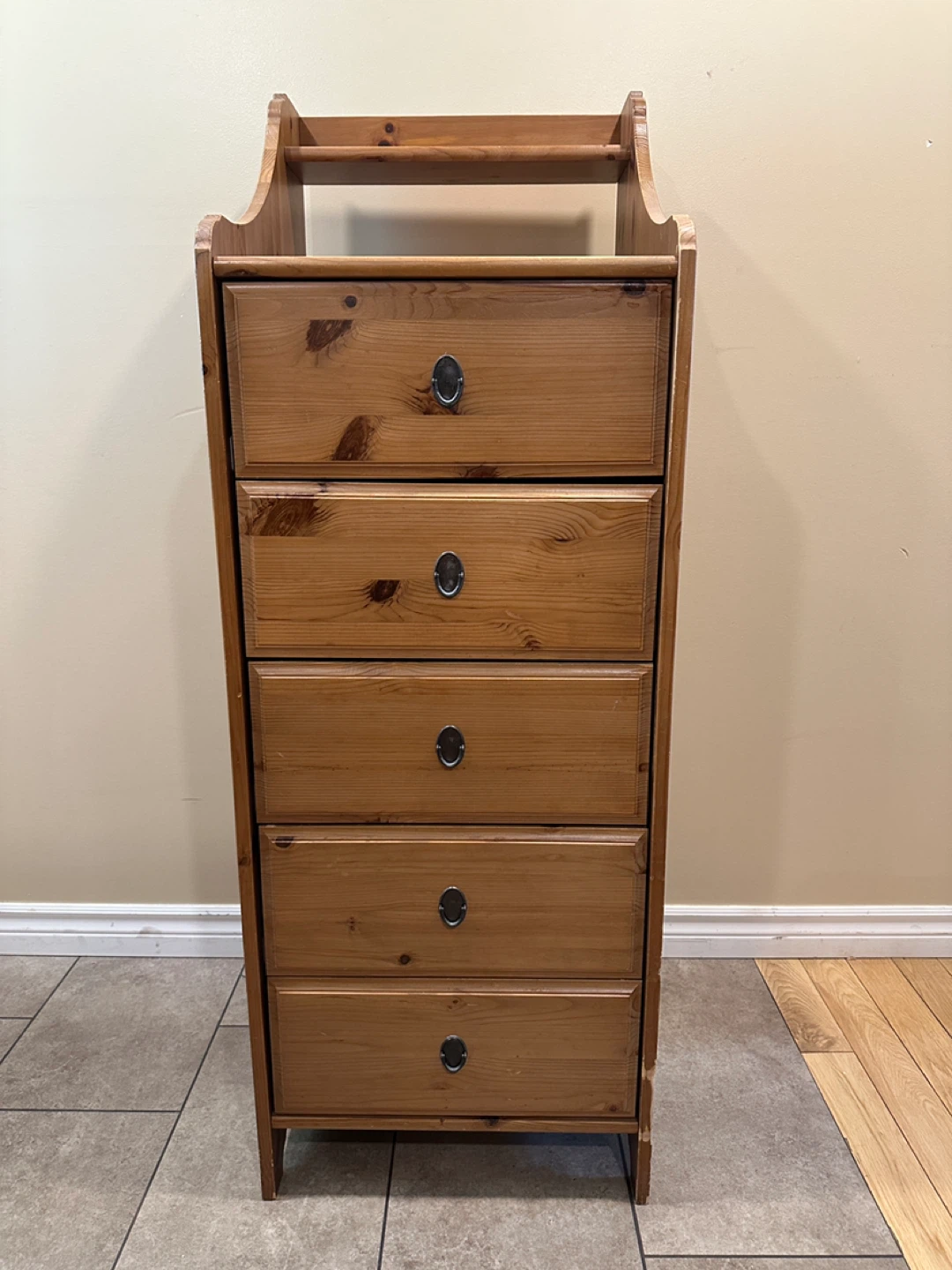 IKEA LEKSVIK Solid Pine 5-Drawer Chest (CAN DELIVER) - photo 3