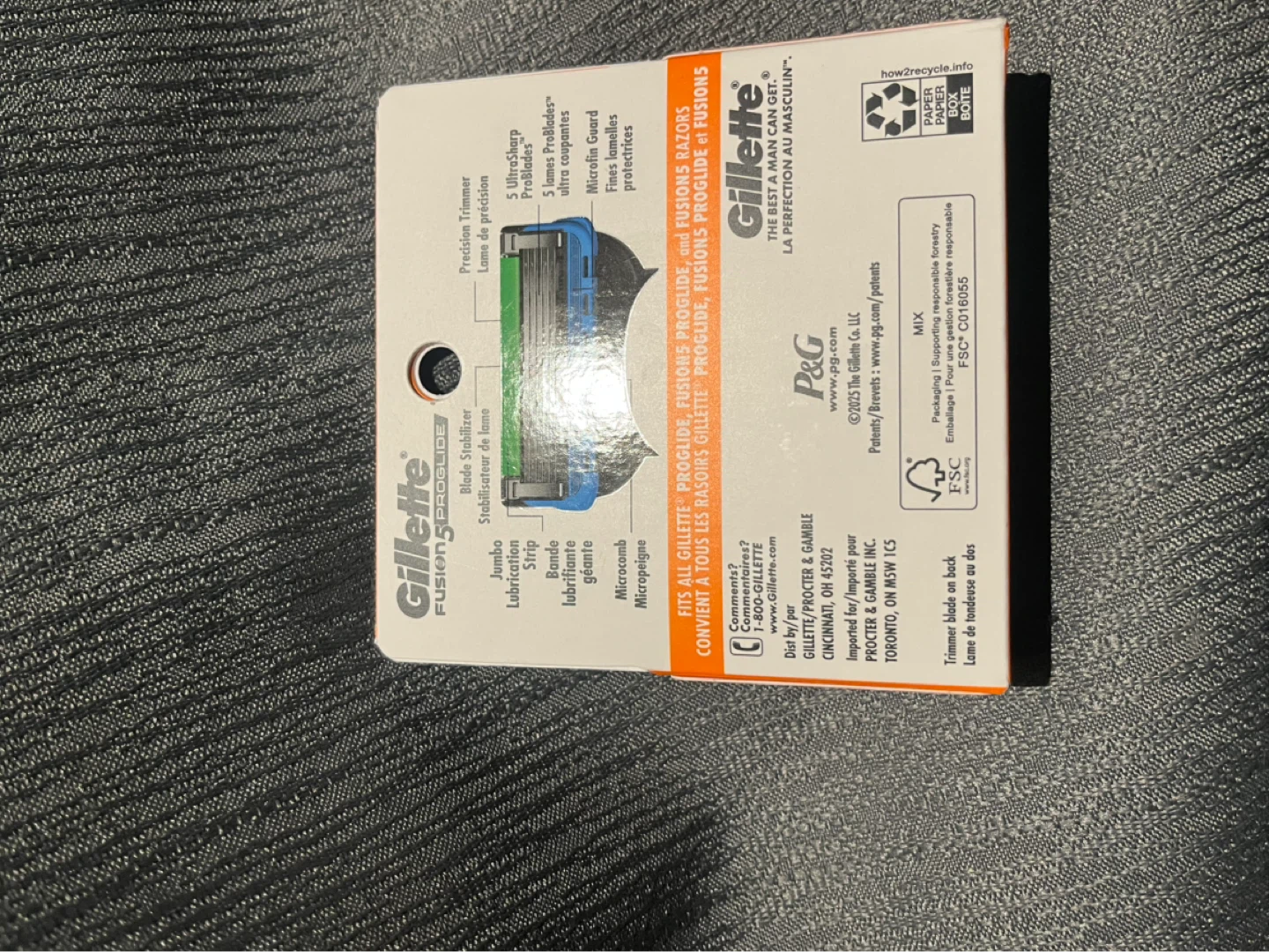Gillette Fusion5 ProGlide Razor Blade Cartridges - photo 2