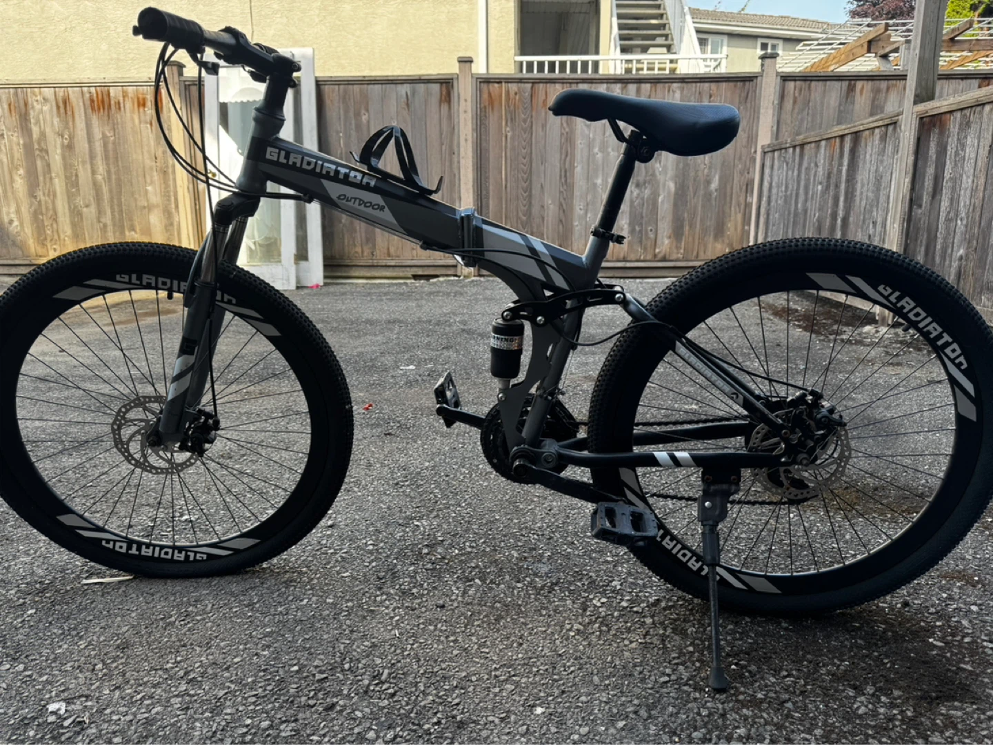 Gladiator Folding Mountain Bike