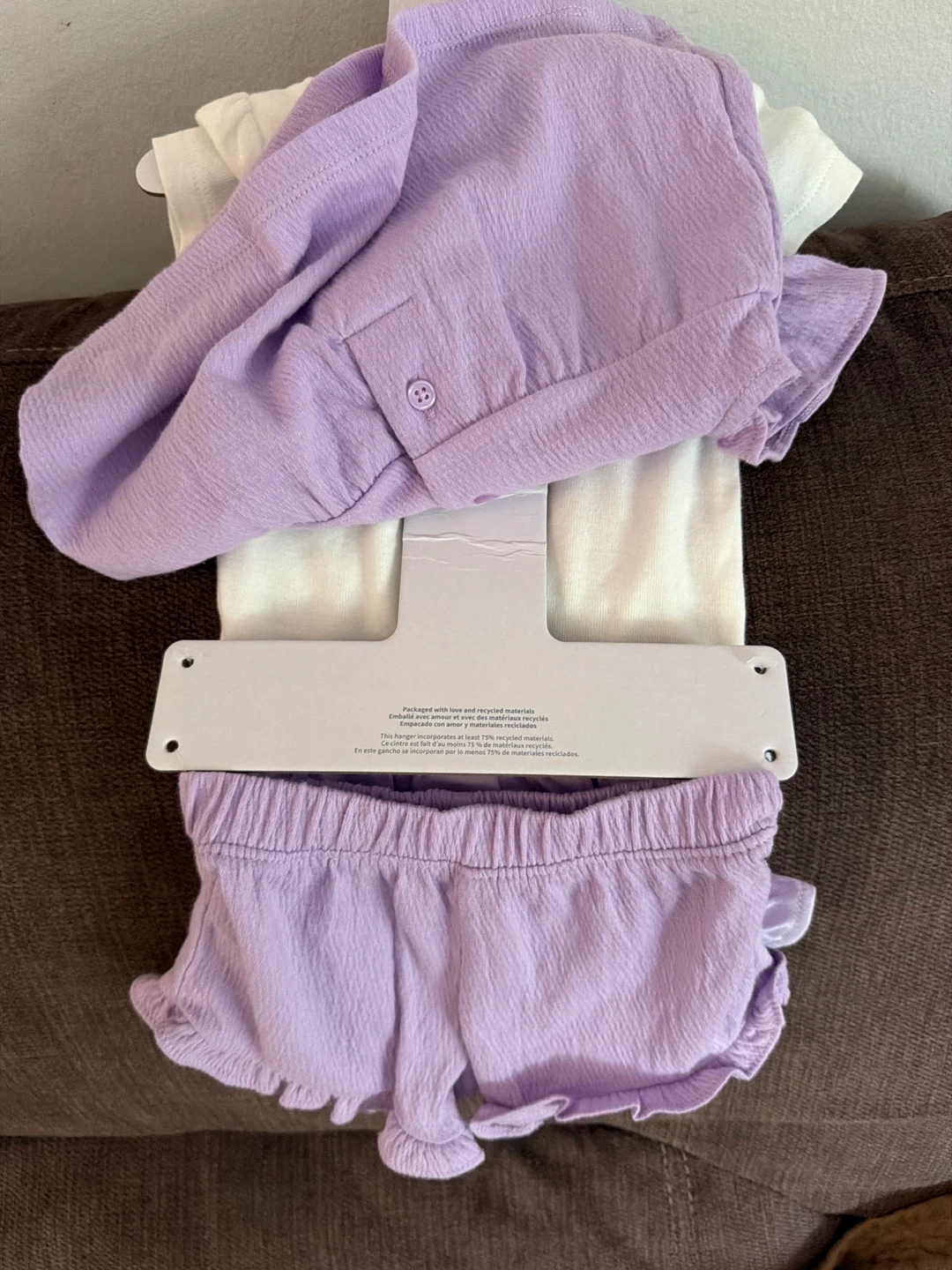 4 pcs Carter's Baby Girls' 3M Bodysuit and Bloomers Set - photo 4