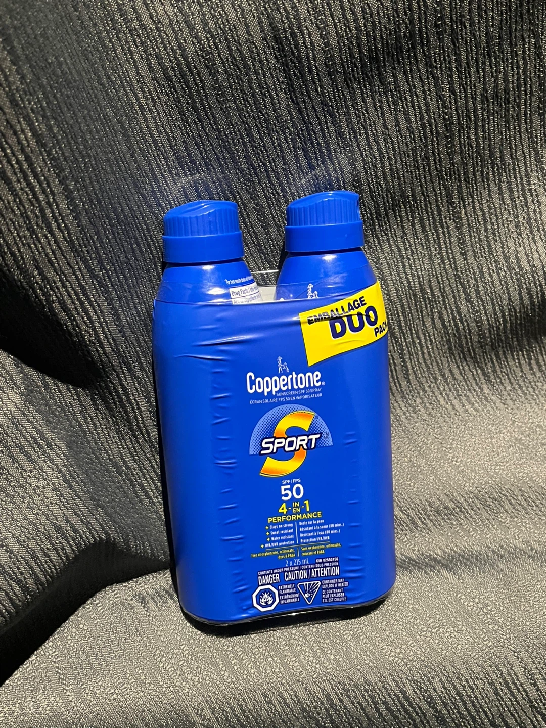 Coppertone Sport SPF 50 4-in-1 Performance Duo Pack