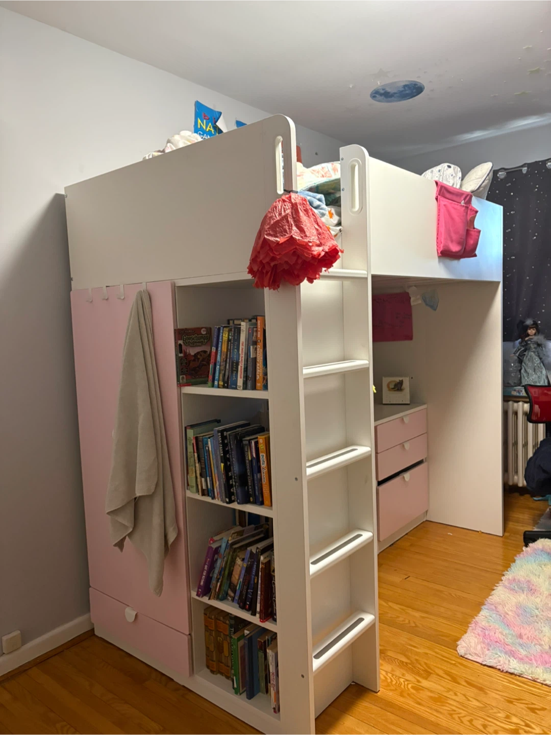 IKEA SMÅSTAD Loft Bed with Desk and Storage - photo 4