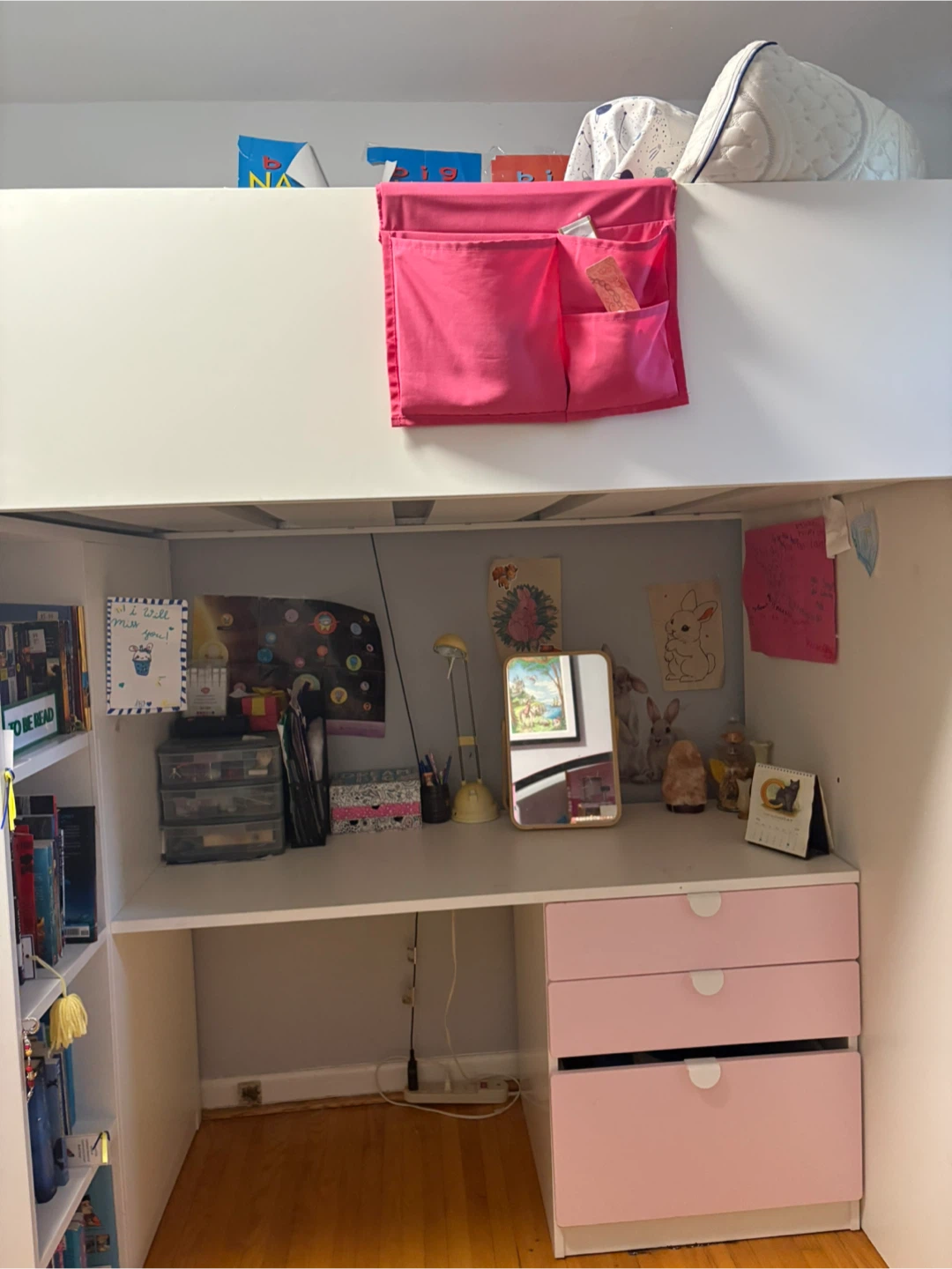 IKEA SMÅSTAD Loft Bed with Desk and Storage