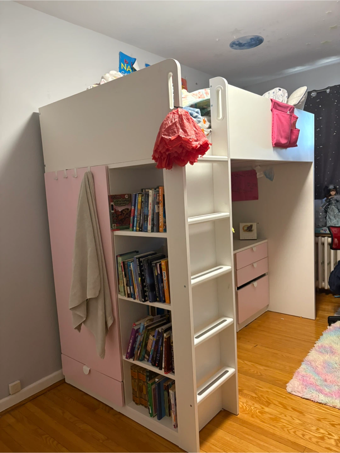 IKEA SMÅSTAD Loft Bed with Desk and Storage - photo 5