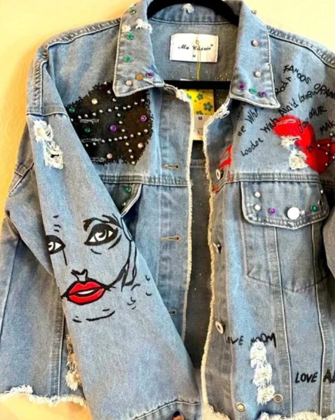 Ma Cherie Embellished Denim Jacket