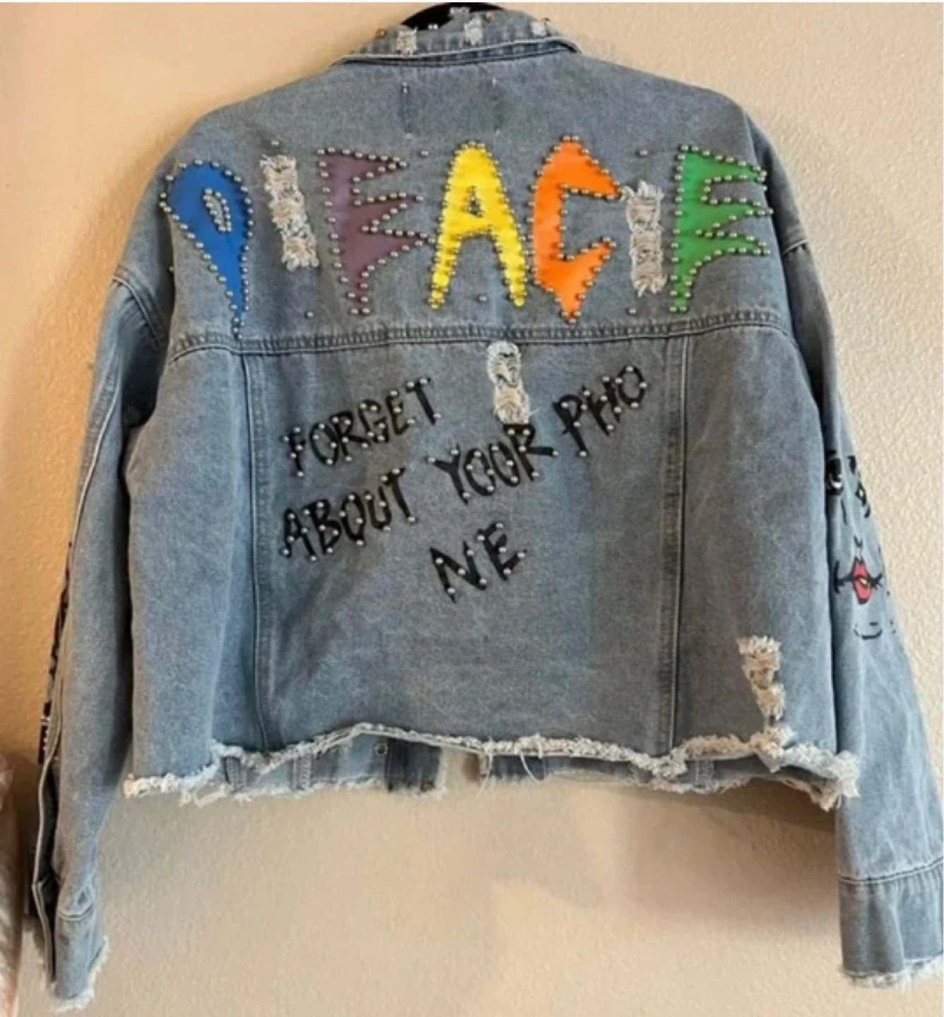 Ma Cherie Embellished Denim Jacket - photo 2