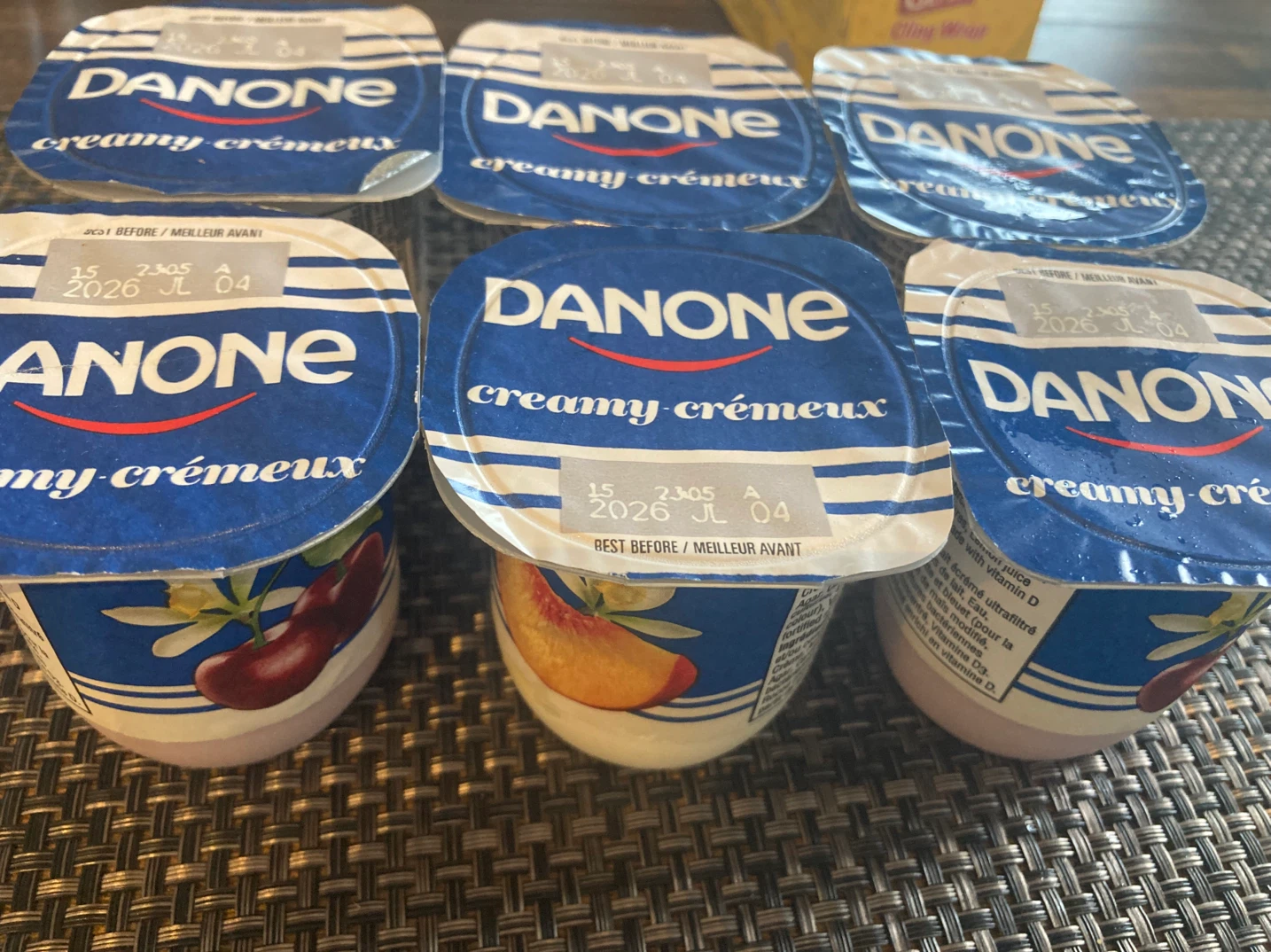 All 6 for $1 Danone Creamy Crèmeux Yogurt Cups (6-Pack)