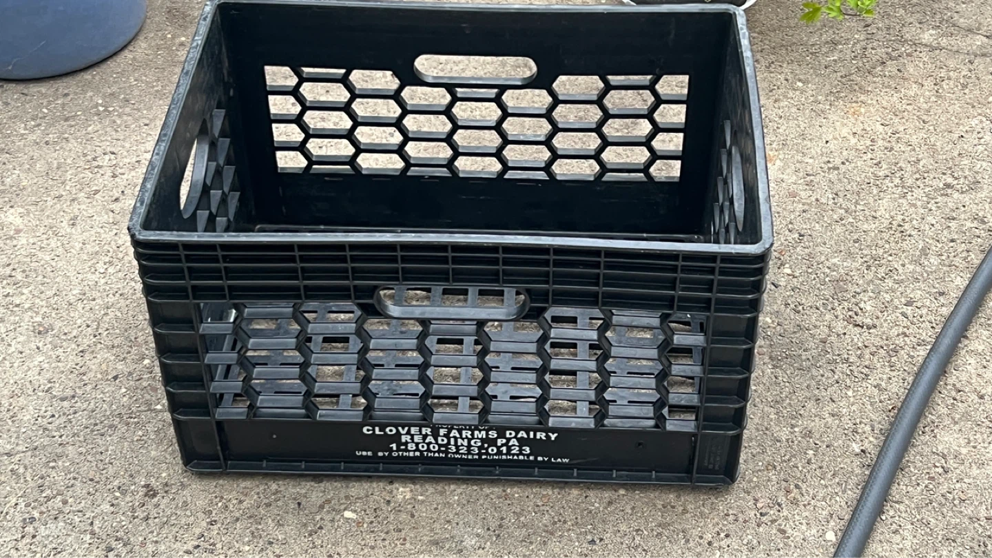 Clover Farms Dairy Milk Crate $5 Pick up @ Mill Basin  Brooklyn