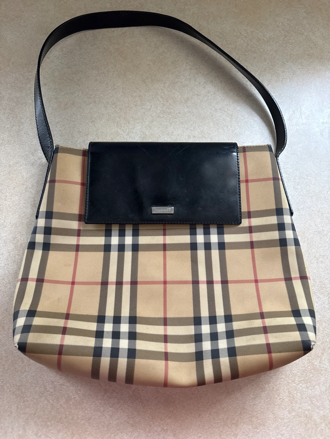 Burberry Nova Check Shoulder Bag