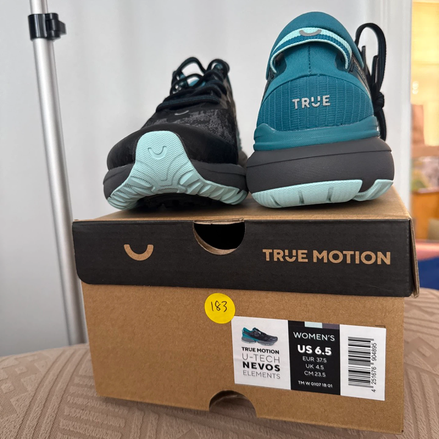 True Motion Elements Women's Running Shoes US 6.5 Black Teal - photo 5