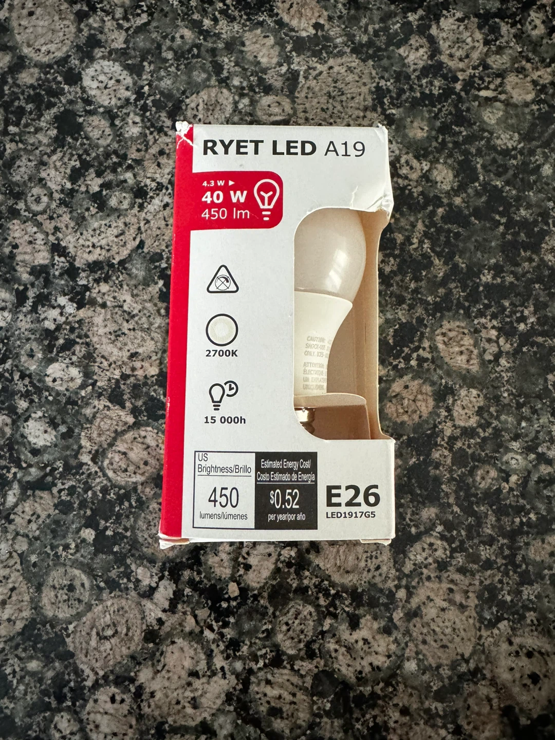 IKEA RYET LED A19 Light Bulb