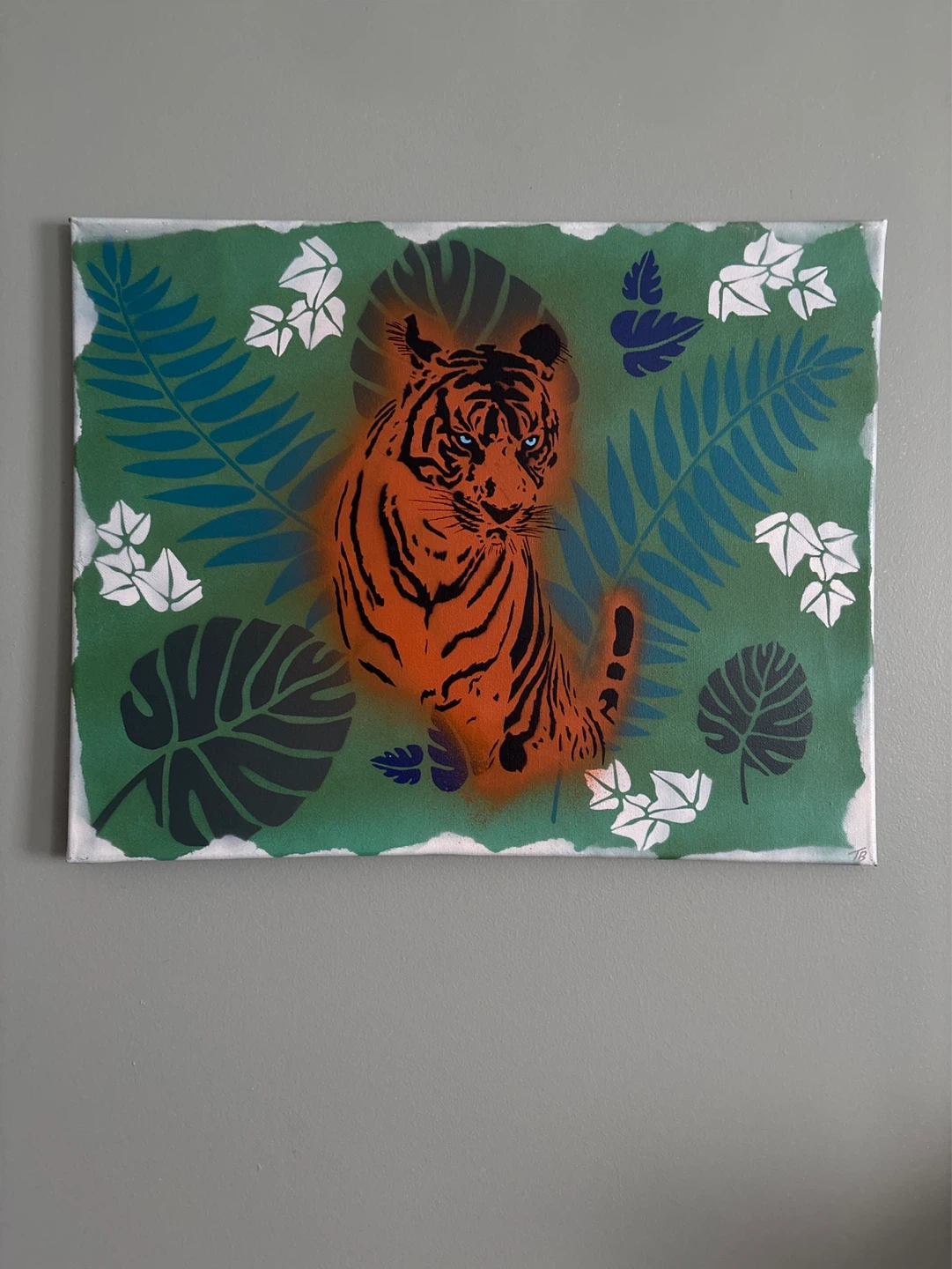 Tiger Jungle Canvas Art