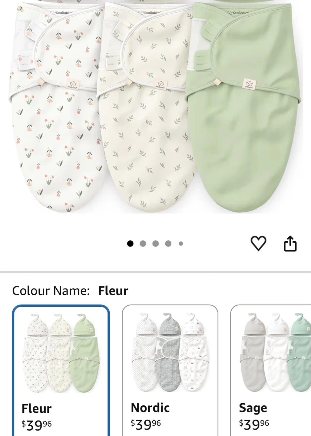 Quincy Mae Baby Clothes Set + Baby Swaddles - photo 5