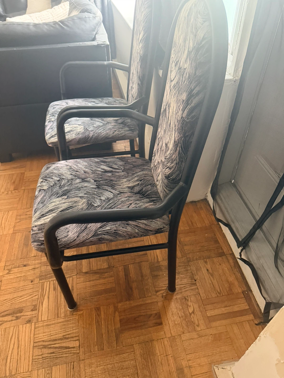 Set of 2 Upholstered Dining Chairs