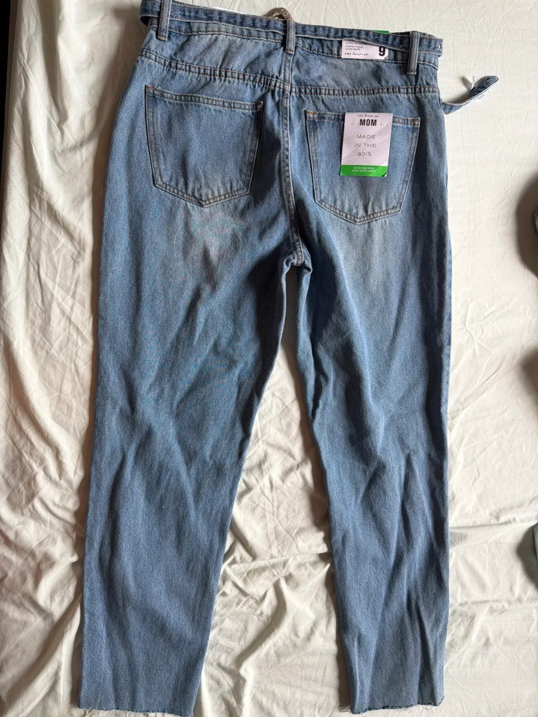 MOM Ultra High Rise Distressed Mom Jeans - photo 3