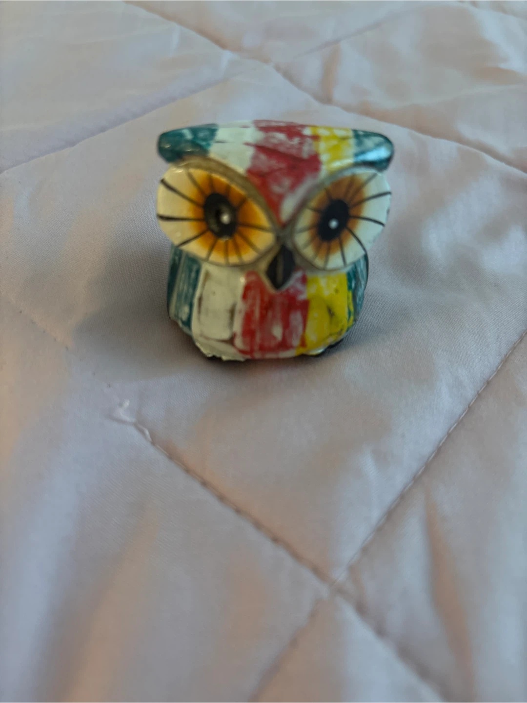 Colorful Owl Figurine