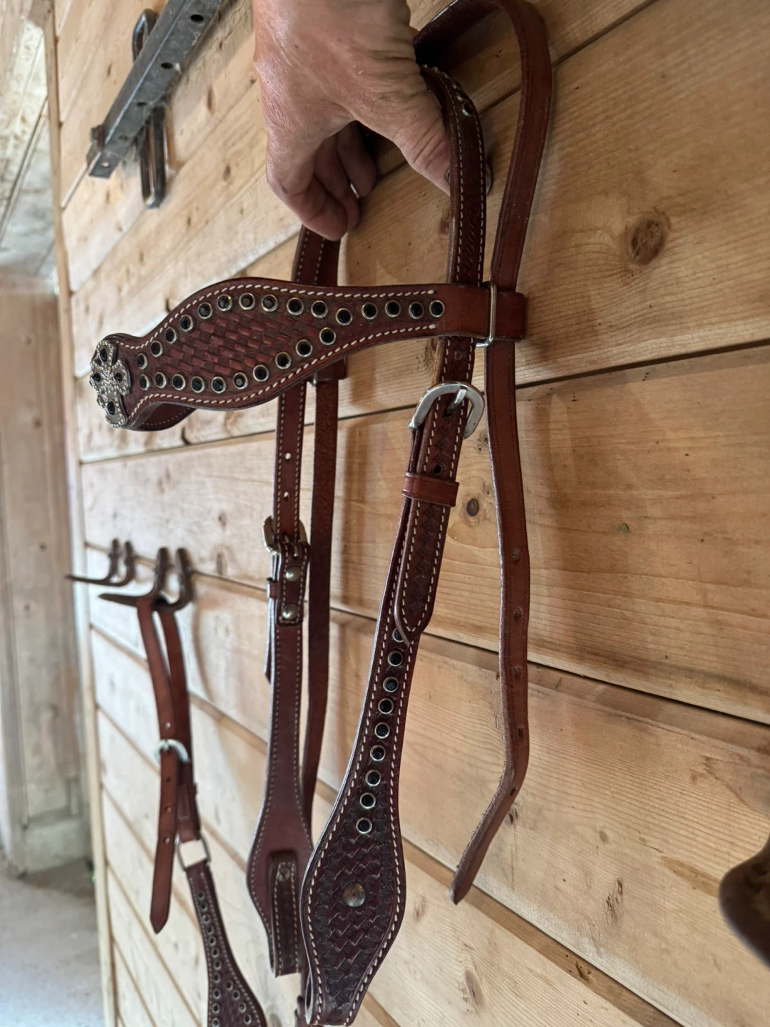 Western Horse Bridle and Breast Collar Set - photo 4