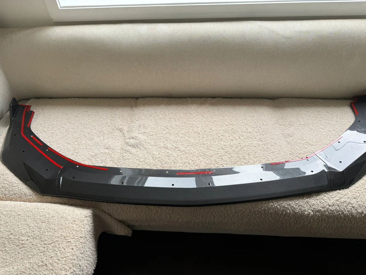 Carbon Fibre Front Bumper Lip Splitter for s650 dark horse