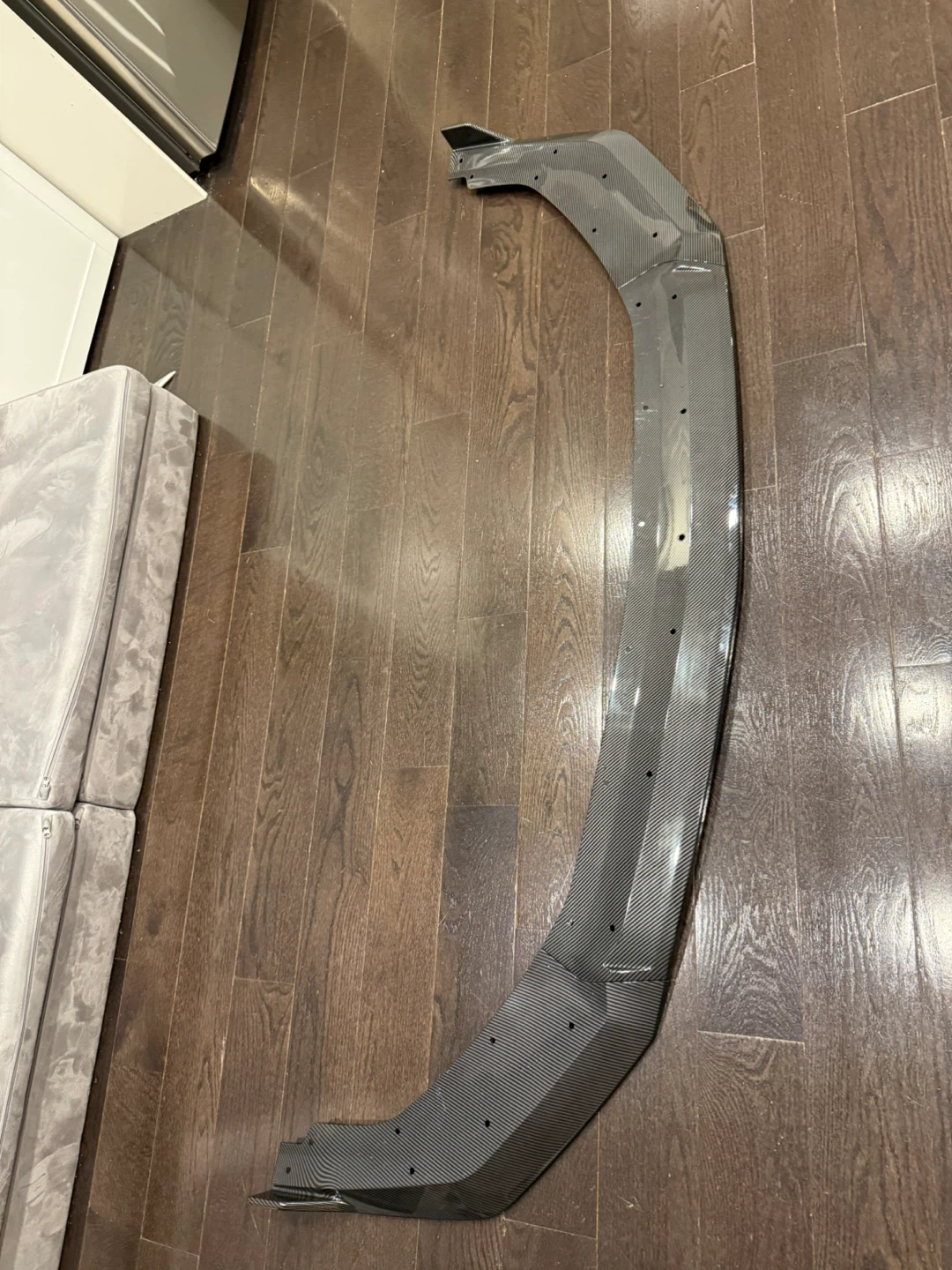 Carbon Fibre Front Bumper Lip Splitter for s650 dark horse - photo 2