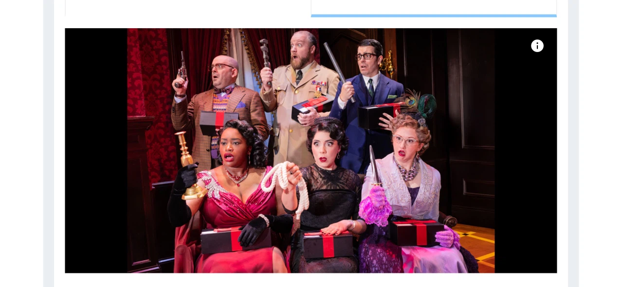 Clue on Stage. Broadway Show. $150 ea. ticket