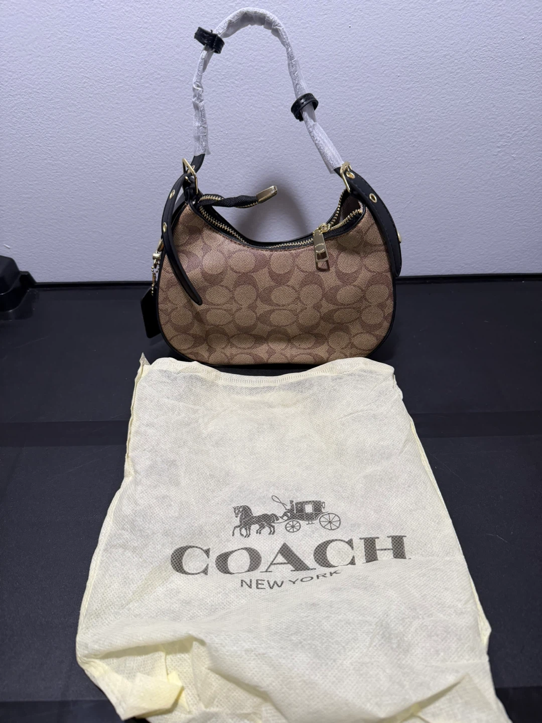 Coach Monogram Shoulder Bag