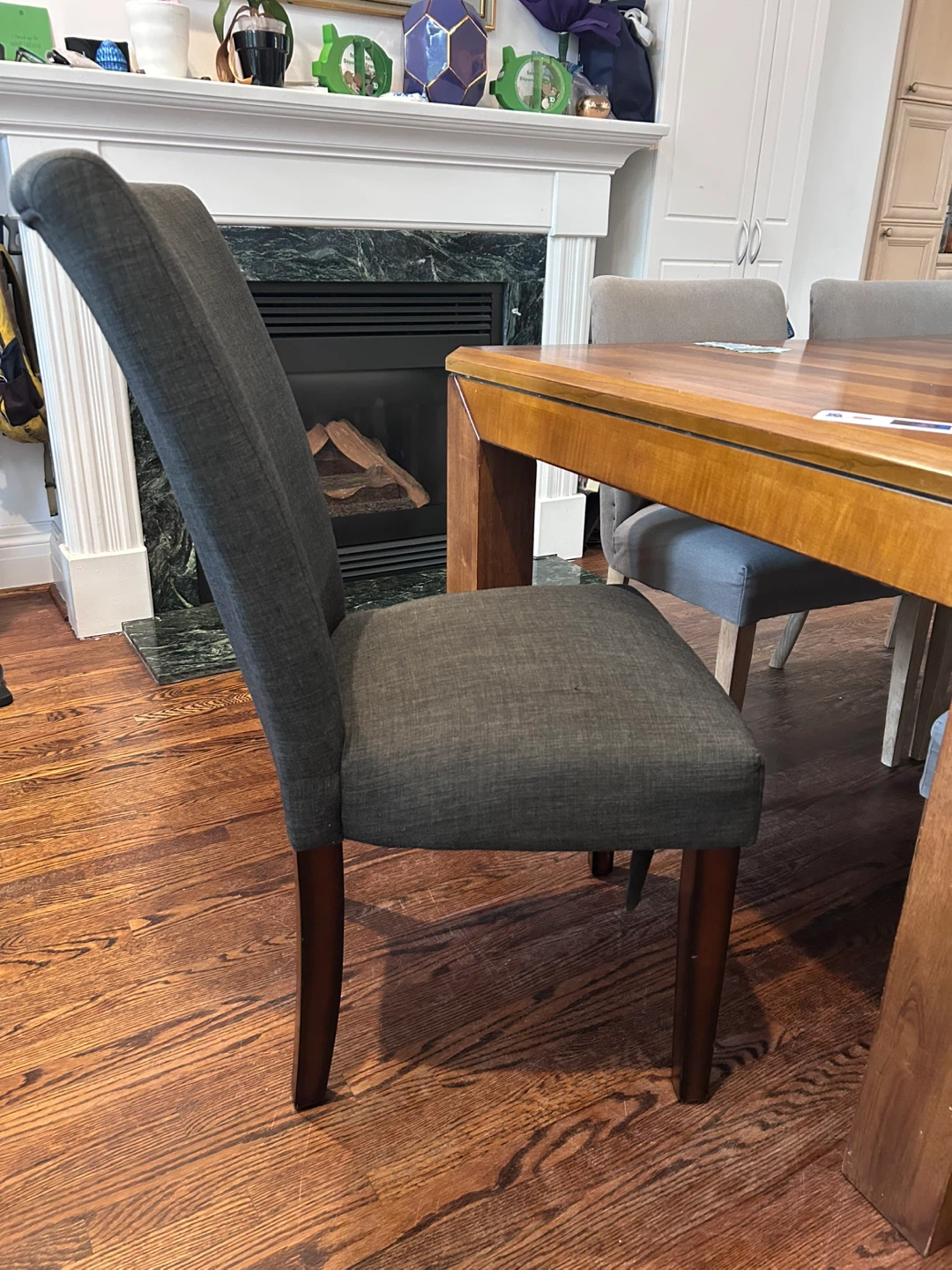 Grey Upholstered Dining Chair (x6) - photo 2