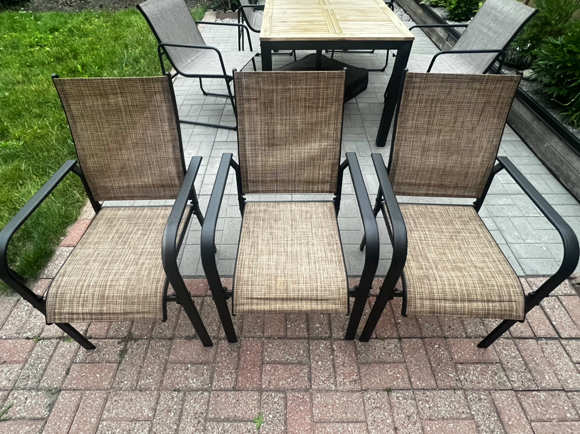 Patio Chairs - set of 6