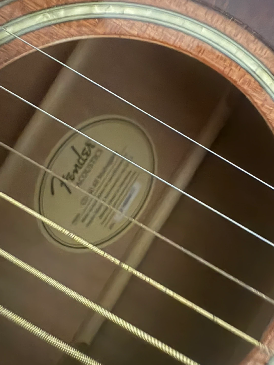 Fender Acoustic Guitar - photo 2