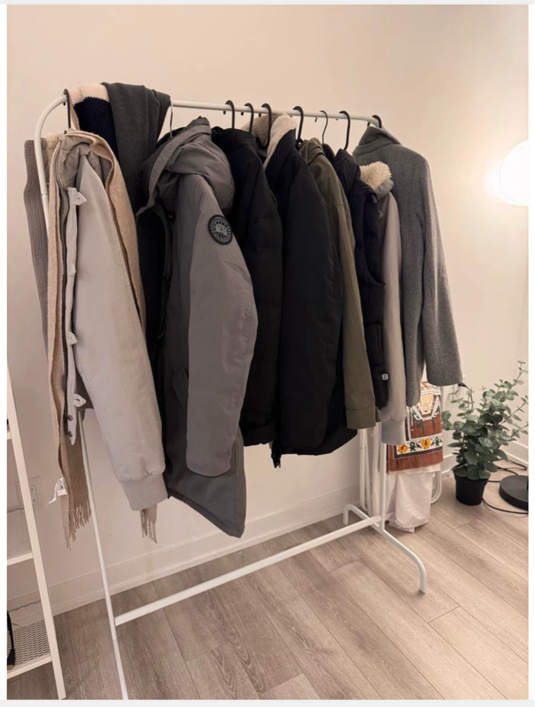 3 IKEA cloth racks