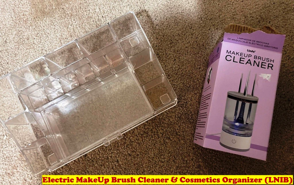 Electric MakeUp Brush Cleaner-Cosmetics-Ornaments Organizer
