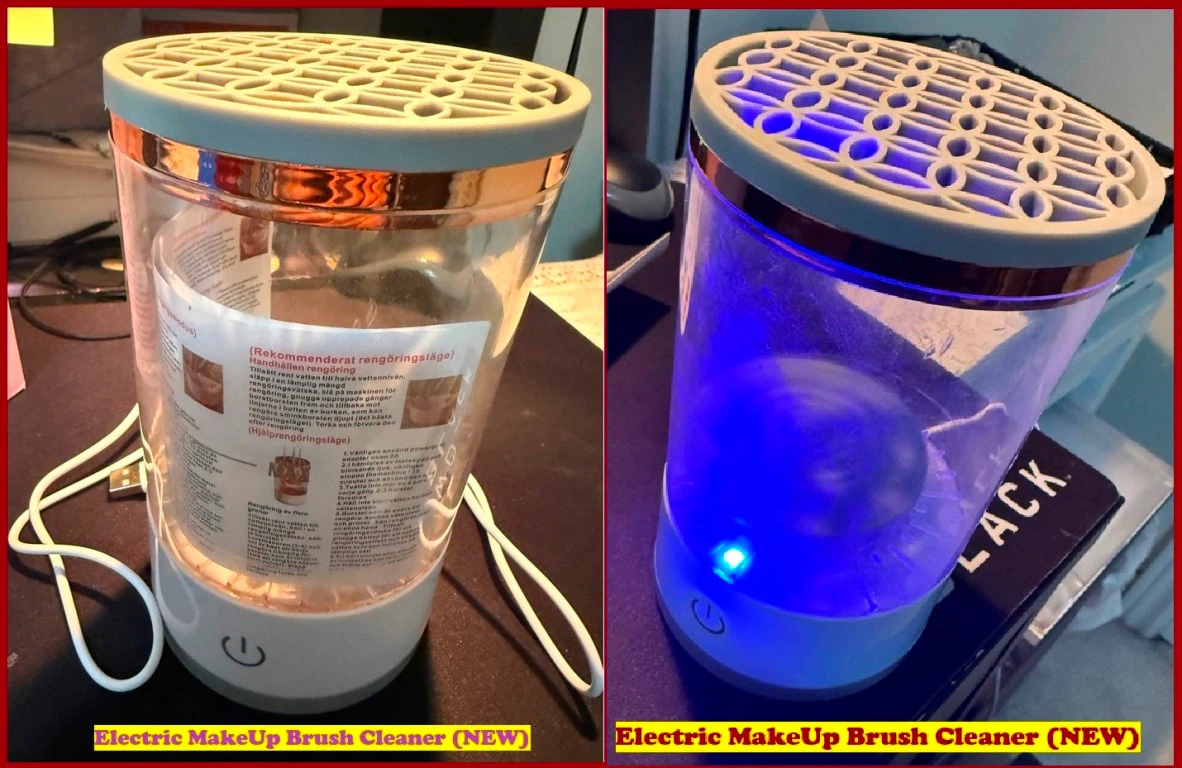 Electric MakeUp Brush Cleaner-Cosmetics-Ornaments Organizer - photo 2