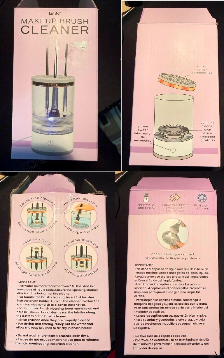 Electric MakeUp Brush Cleaner-Cosmetics-Ornaments Organizer - photo 3