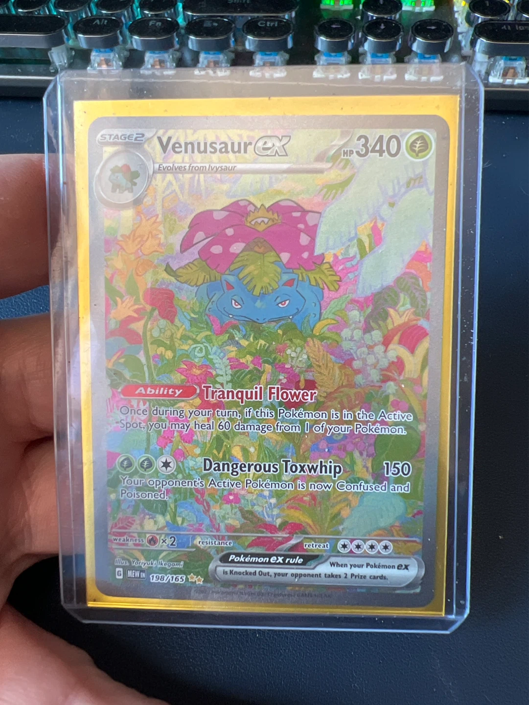Venusaur ex Pokemon card