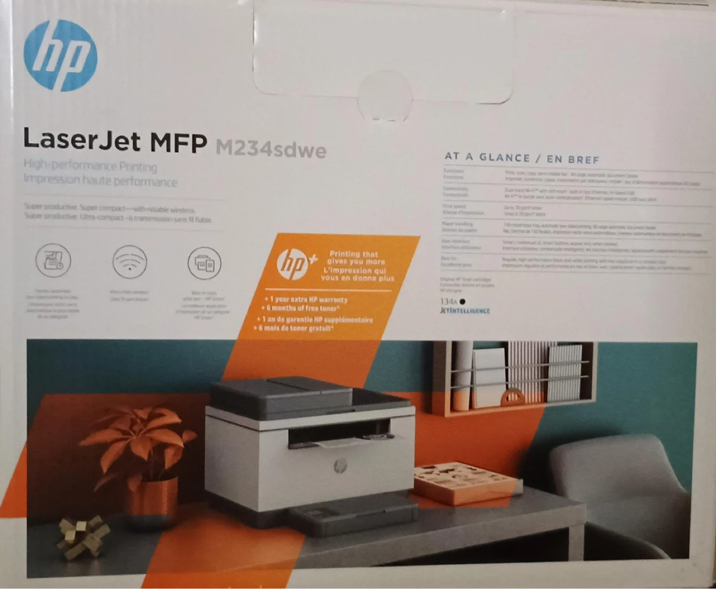 HP LaserJet MFP M234sdwe All-in-One Printer
