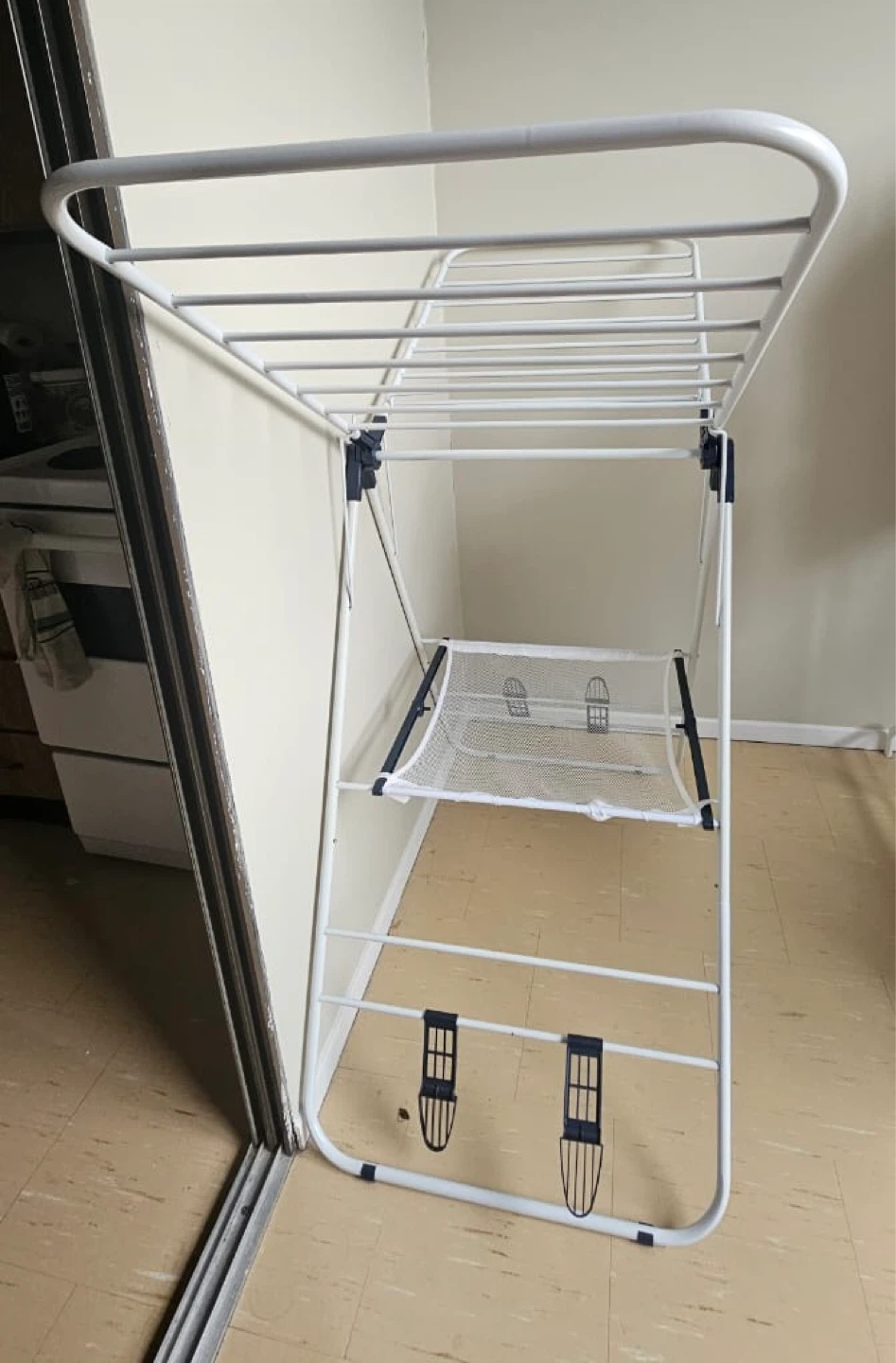 Folding Clothes Drying Rack – Excellent Condition