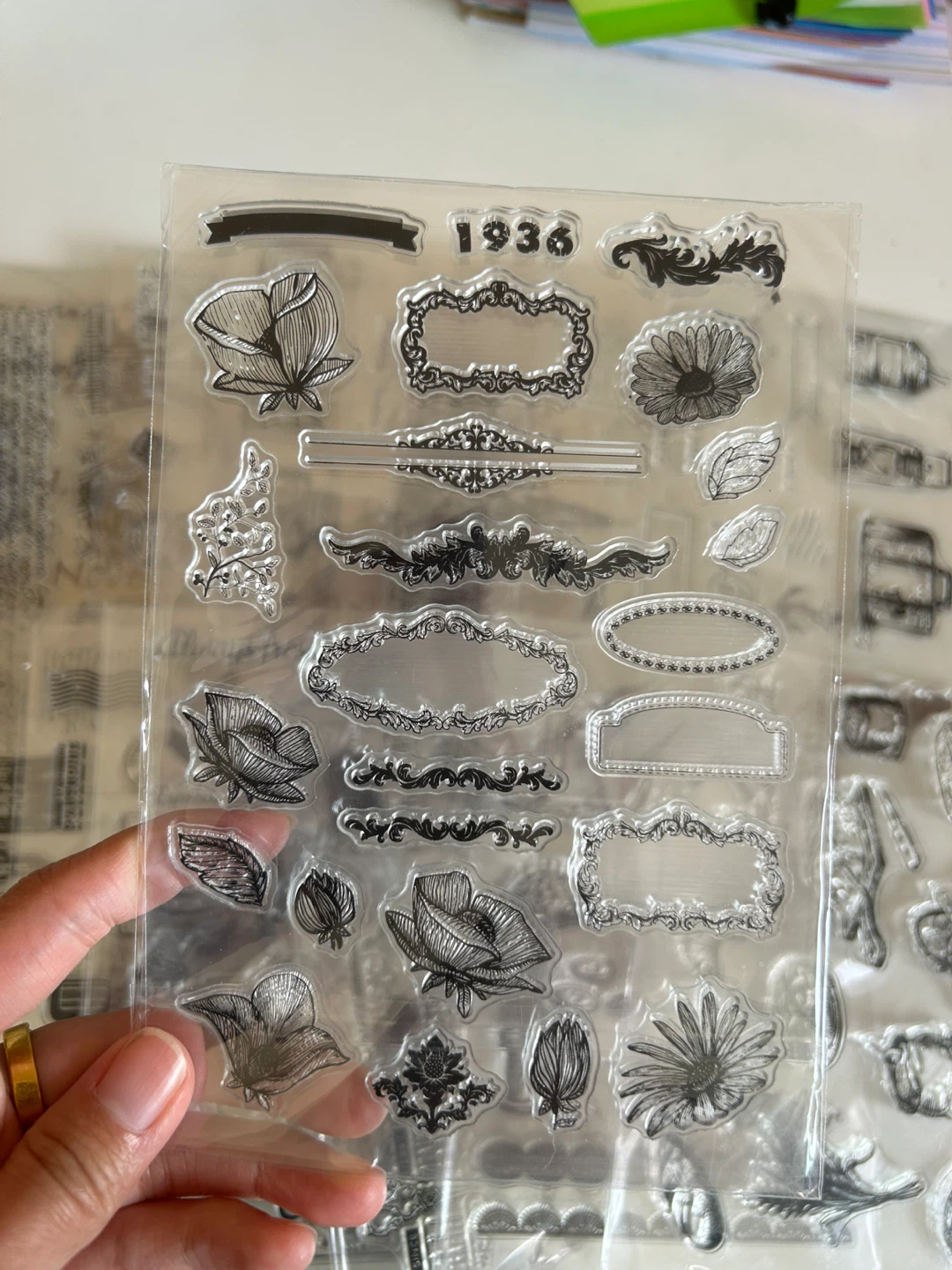 ✨ Vintage Clear Stamp Collection - photo 4