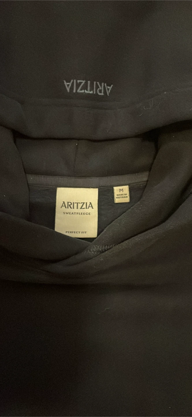 Aritzia Sweatfleece Perfect Fit Navy Hoodie - M - photo 2