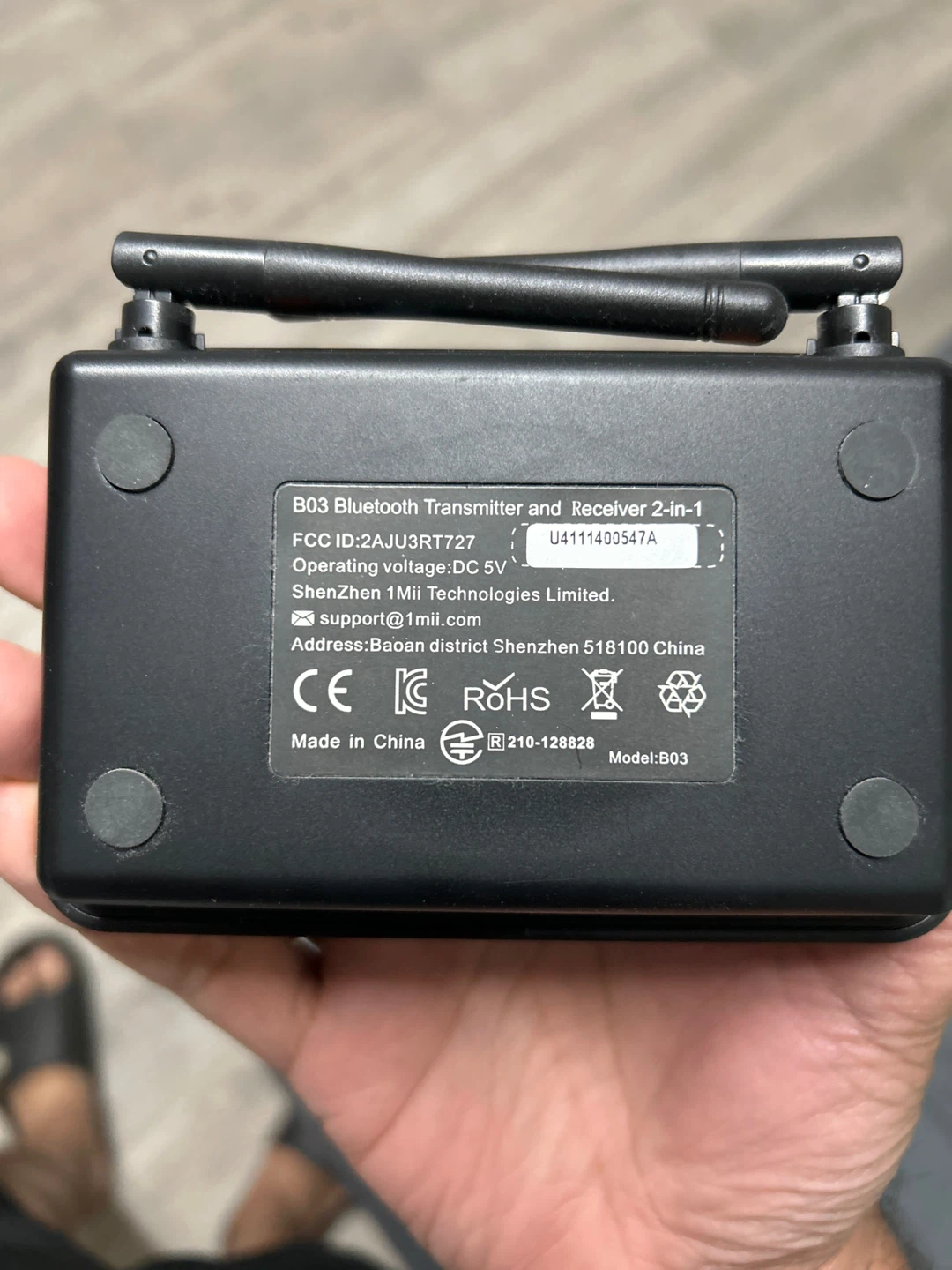 1Mii B03 Bluetooth Transmitter and Receiver 2-in-1 - photo 3