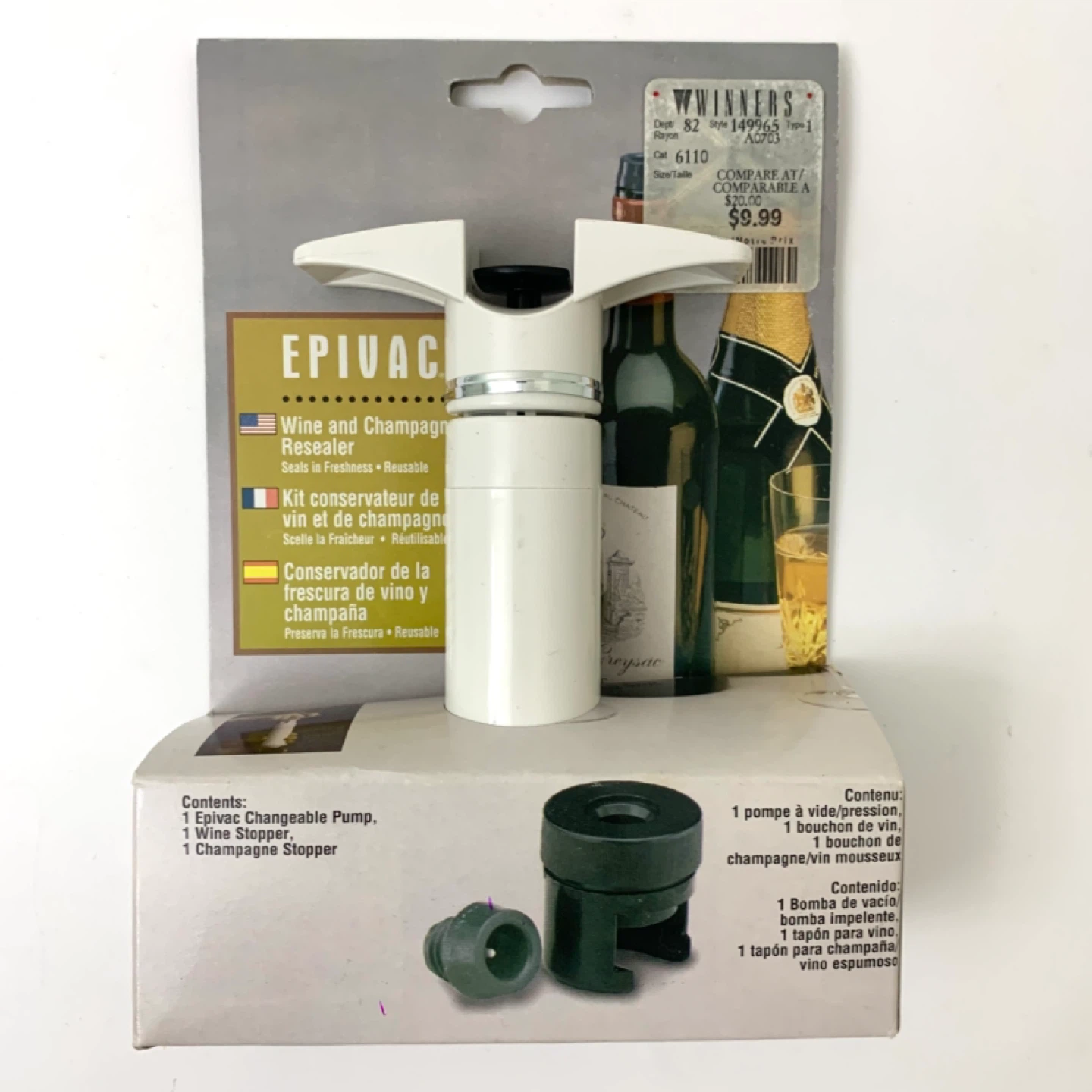 Wine Preserver Vacuum Pump Wine Stopper Champagne Sealer Kit