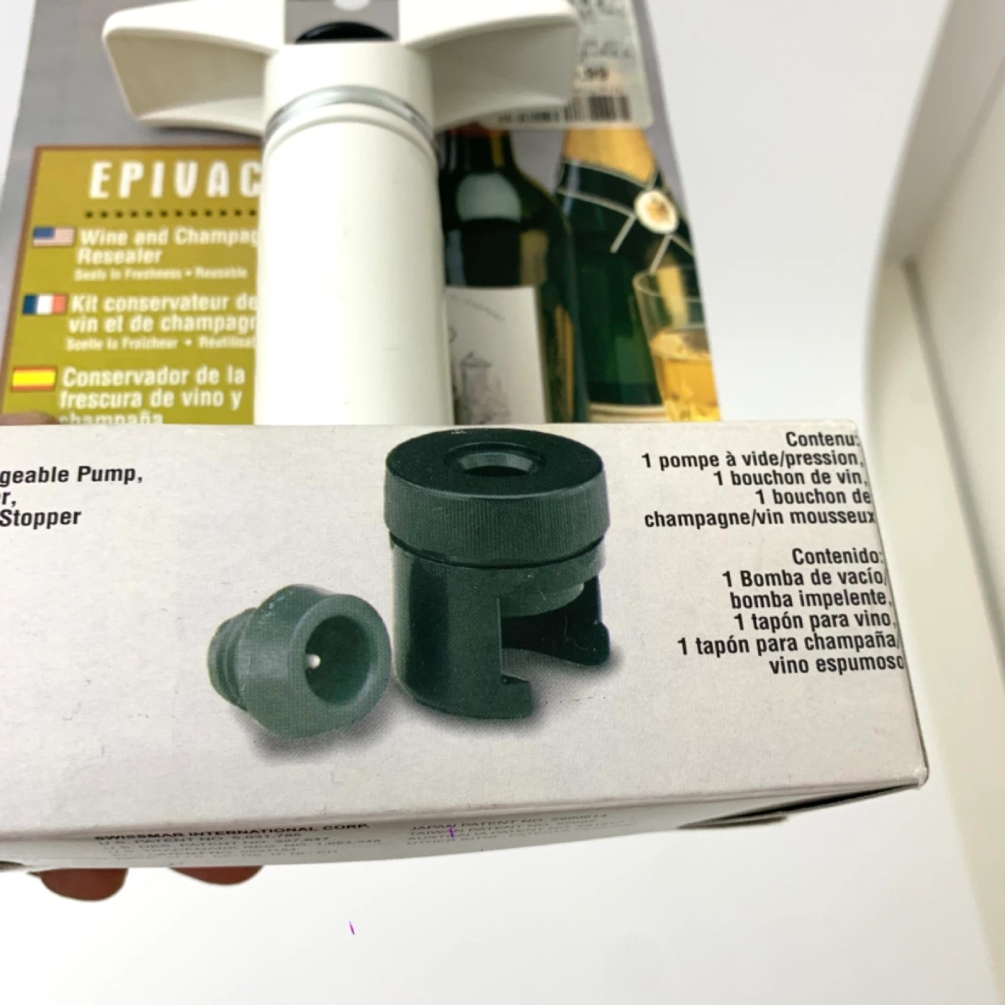 Wine Preserver Vacuum Pump Wine Stopper Champagne Sealer Kit - photo 5