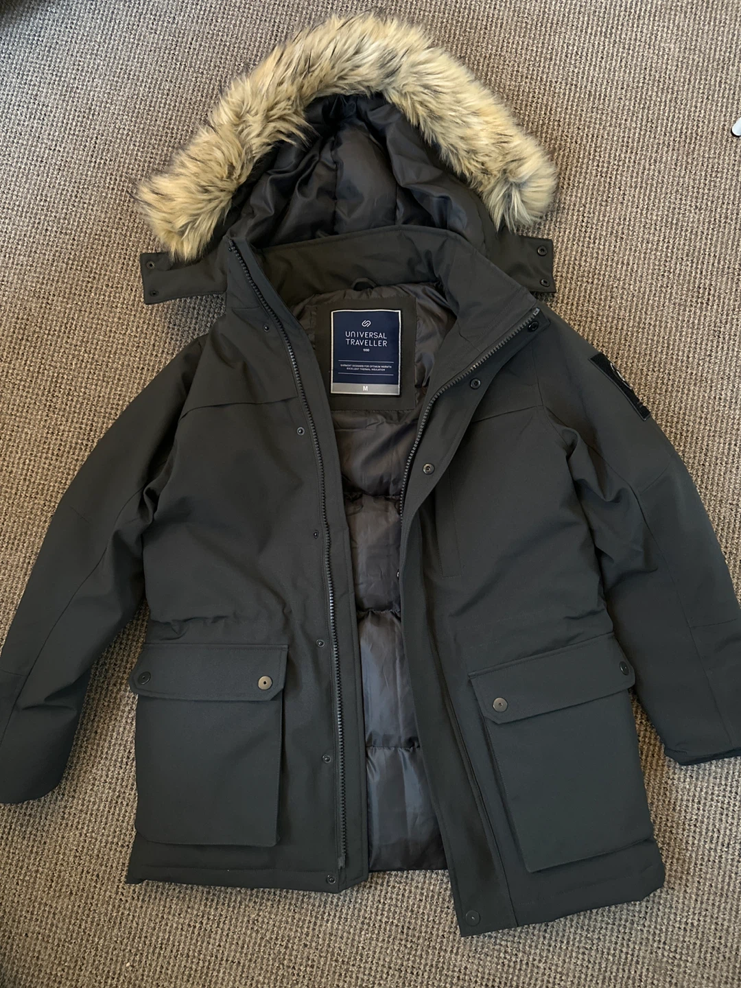 Winter Parka Jacket – Faux Fur Hood