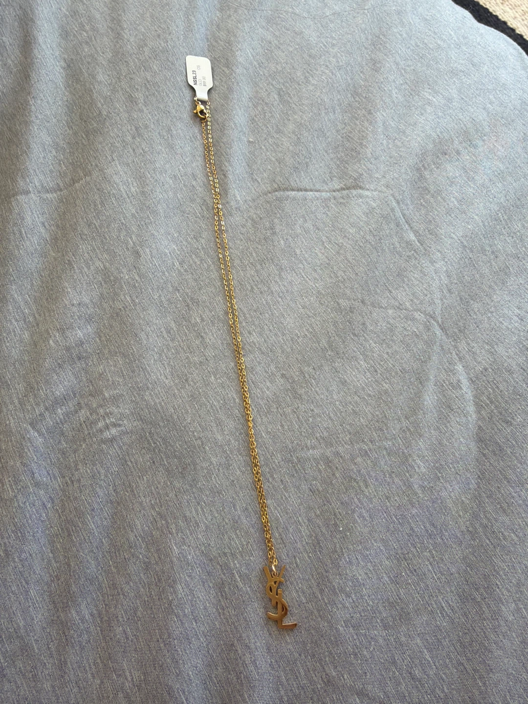 Yves Saint Laurent YSL Necklace - Gold plated